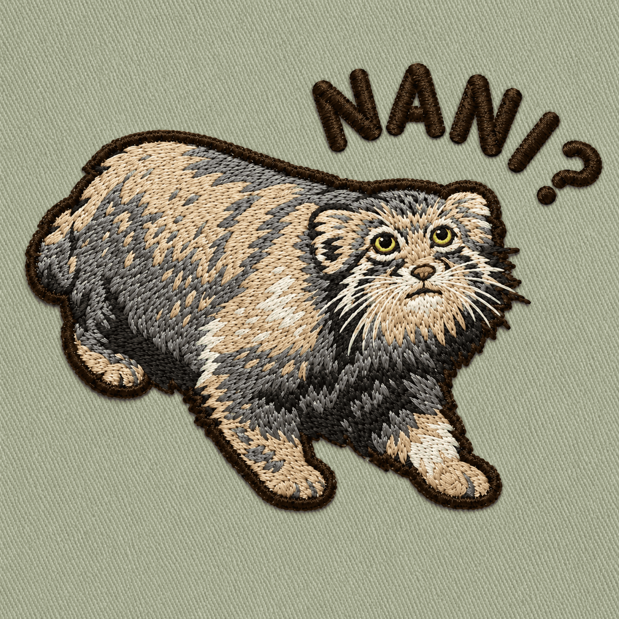 NANI?入り刺繍デザイン