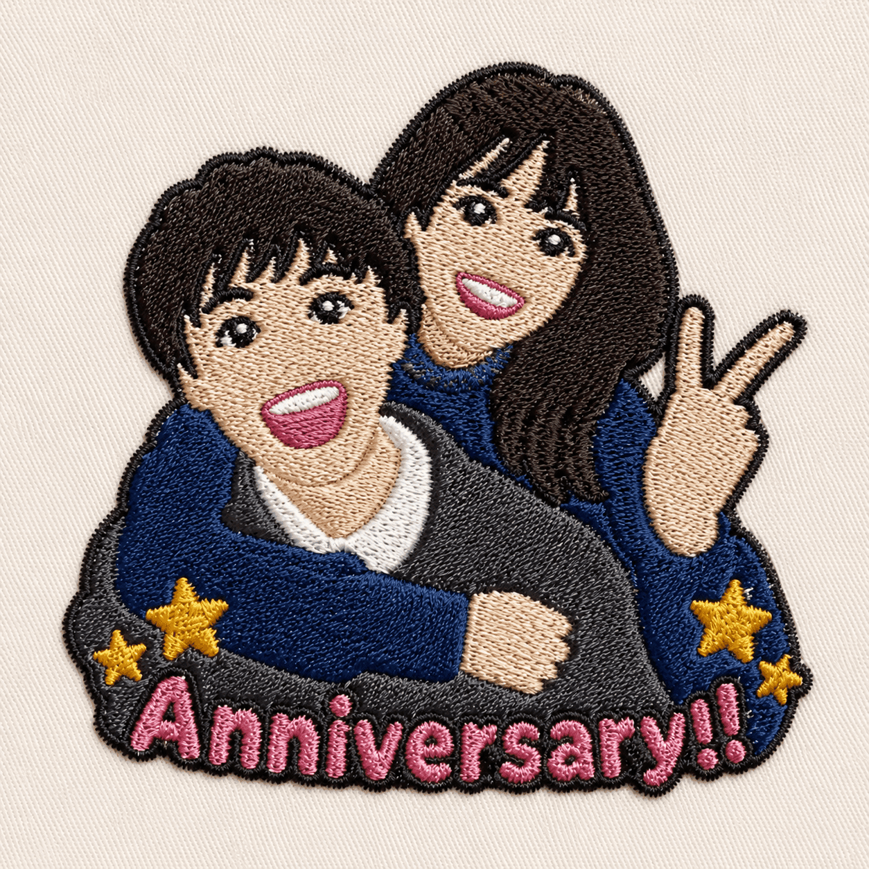 記念日の刺繍パジャマ
